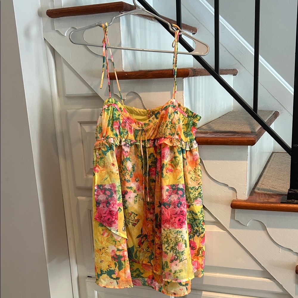 Floral Patchwork Sundress